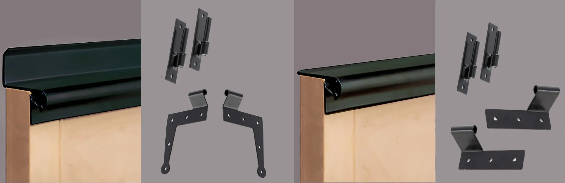 Aluminum Bahama Hinges