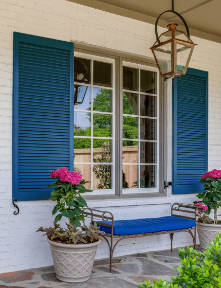 Louvered Shutter Door